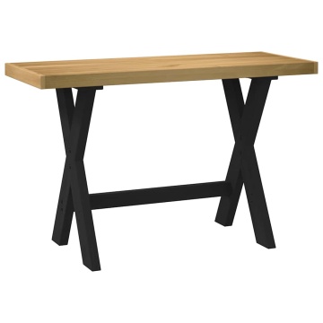 Birou NOAIN Picioare în formă X 120x50x75 cm lemn masiv de pin - Img 1