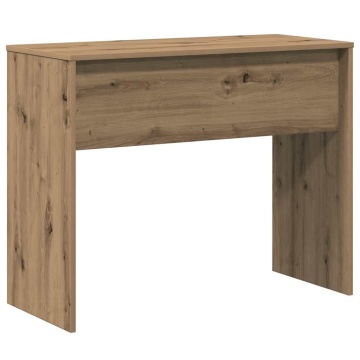 Birou, stejar artizanal, 90x40x72 cm, lemn prelucrat - Img 5