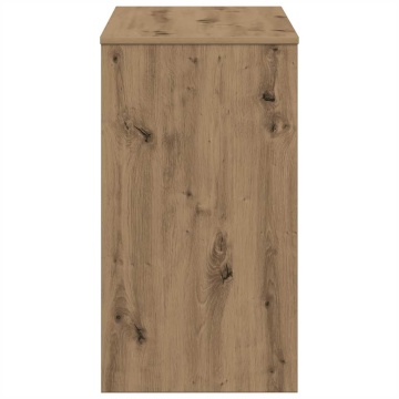 Birou, stejar artizanal, 90x40x72 cm, lemn prelucrat - Img 8