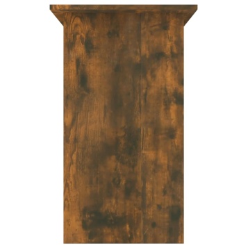 Birou, stejar fumuriu, 80x45x74 cm, lemn prelucrat - Img 5