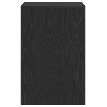 Birou Stejar negru 101x50x76,5 cm Lemn prelucrat - Img 6