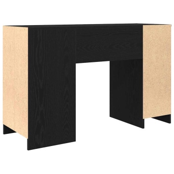 Birou Stejar negru 120x42x76 cm Lemn prelucrat - Img 7
