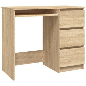 Birou, stejar Sonoma, 90 x 45 x 76 cm, PAL - Img 2
