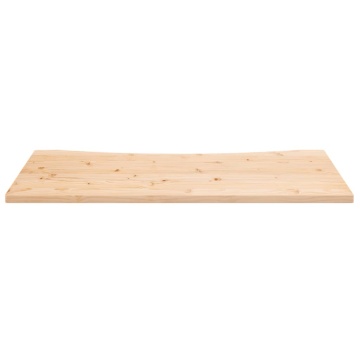 Blat de birou, 110x60x2,5 cm, lemn masiv de pin - Img 3