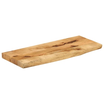 Blat de masă margine naturală, 70x20x2,5 cm, lemn masiv mango - Img 2