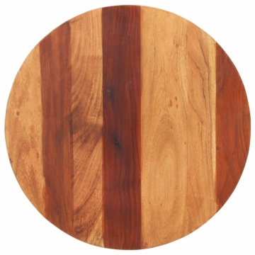 Blat de masă rotund, 60 cm, 25-27 mm, lemn masiv acacia - Img 1
