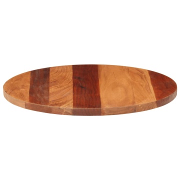 Blat de masă rotund, 60 cm, 25-27 mm, lemn masiv acacia - Img 6