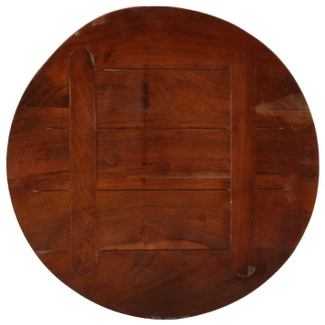 Blat de masă rotund, Ø 60x2,5 cm, lemn masiv reciclat - Img 8