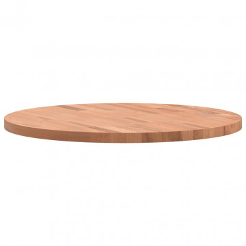Blat de masă rotund, Ø60x2,5 cm, lemn masiv de fag - Img 6