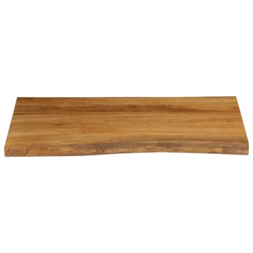 Blat masă 90x60x2,5 cm lemn masiv mango - Img 3