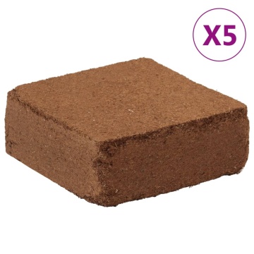 Blocuri fibră de nucă cocos, 5 buc., 5 kg/buc., 25 kg total - Img 1