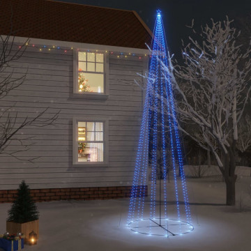Brad de Crăciun conic, 1134 LED-uri, albastru, 230x800 cm - Img 1