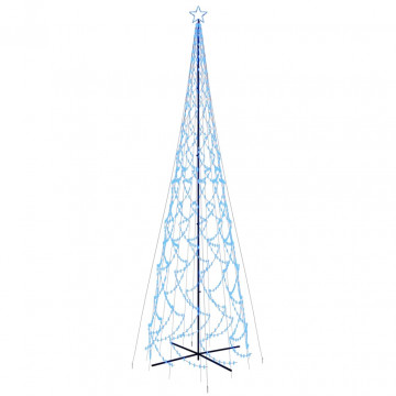 Brad de Crăciun conic, 3000 LED-uri, albastru, 230x800 cm - Img 2