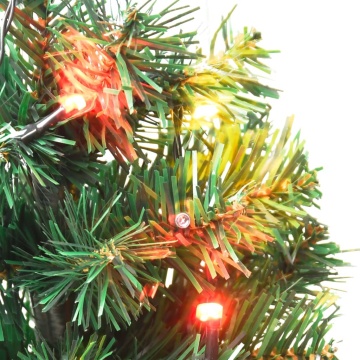 Brazi de Crăciun de alee, 6 buc., LED-uri multicolore 45 cm PVC - Img 6
