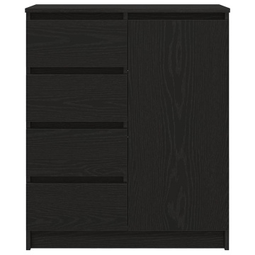 Bufetă cu sertare Stejar negru 71x35x84 cm Lemn prelucrat - Img 5
