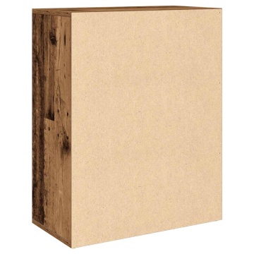 Bufetă din lemn vechi 60x30x75 cm din lemn prelucrat - Img 6