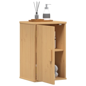 Cabinet de baie 35x30x55 cm Lemn masiv de pin - Img 3