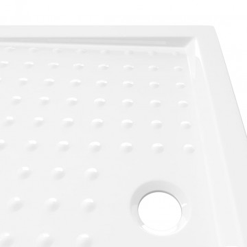 Cădiță de duș cu puncte, alb, 90x70x4 cm, ABS - Img 5