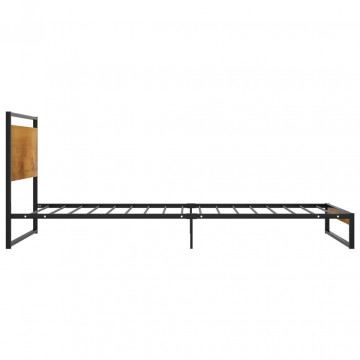 Cadru de pat, 90x200 cm, metal - Img 4