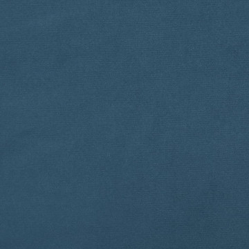 Cadru de pat, albastru închis, 90x200 cm, catifea - Img 7