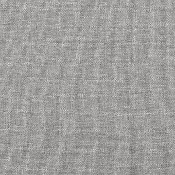 Cadru de pat box spring, gri deschis, 200x200 cm, textil - Img 7