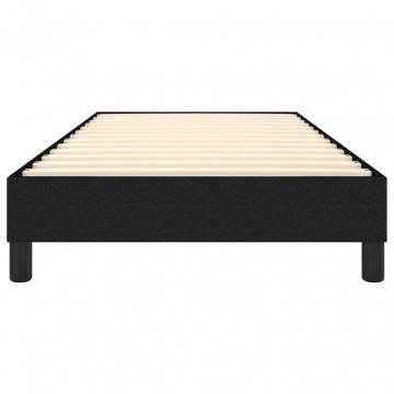 Cadru de pat box spring, negru, 90x200 cm, textil - Img 8