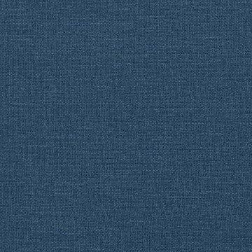 Cadru de pat cu tăblie, albastru, 140x200 cm, textil - Img 7
