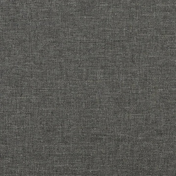 Cadru de pat cu tăblie, gri închis, 90x190 cm, textil - Img 7