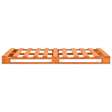 Cadru de pat din paleți, maro,180x200 cm, lemn masiv pin - Img 4