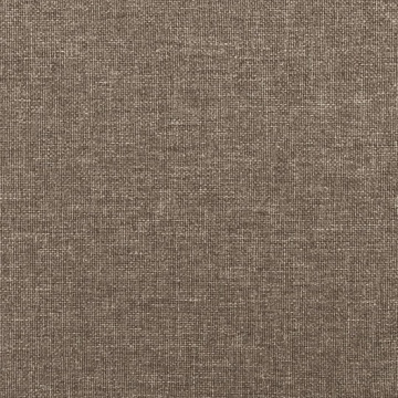 Cadru de pat fără saltea, gri taupe, 180x200 cm, textil - Img 7