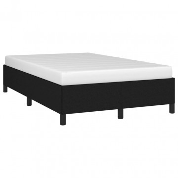 Cadru de pat, negru, 120x190 cm, material textil - Img 4