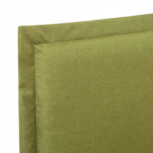 Cadru de pat, verde, 140 x 200 cm, material textil - Img 7