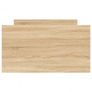 Cadru pat cu sertare, stejar sonoma, 75x190 cm, mic single - Img 6