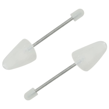 Calapoade de pantofi, 5 perechi, alb, EU 35-38, plastic - Img 2