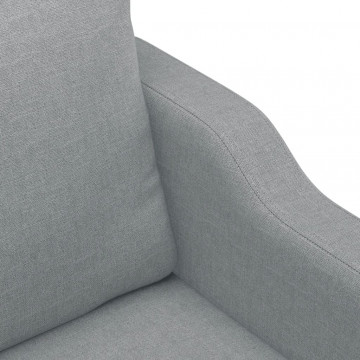 Canapea cu 3 locuri, gri deschis, material 180CM textil - Img 5