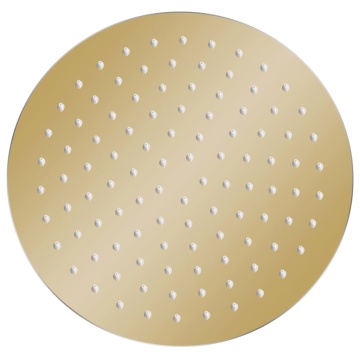 Cap de duș rotund tip ploaie, auriu, 25 cm, oțel inoxidabil - Img 2