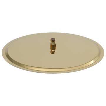 Cap de duș tip ploaie rotund, auriu, 50 cm, oțel inoxidabil - Img 3