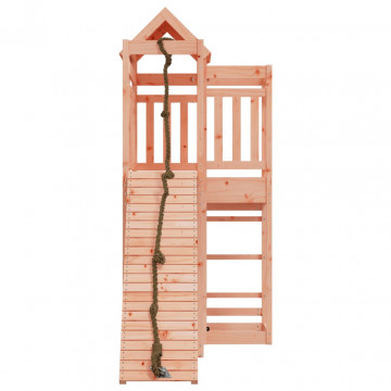 Căsuță de joacă cu perete de cățărat, lemn masiv douglas - Img 4