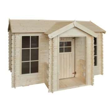 Casuta de joaca din lemn pentru copii H151 x 241 x 187 cm / 2,63 m2 - TIMBELA M520 - Img 2