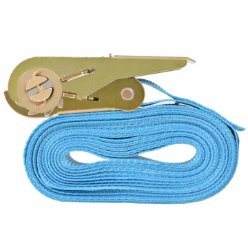 Chingi fixare cu clichet 10 buc, 0,8 tone, 4m x 25mm, albastru - Img 4