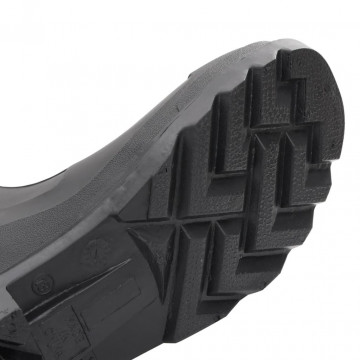 Cizme de ploaie cu șosete detașabile, negru, mărime 39, PVC - Img 7