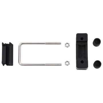 Clemă de prindere U cu plastic stâlp gard, 60x40 mm, 25 seturi - Img 4