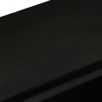 Comodă TV, 110x30x45 cm, lemn masiv reciclat - Img 7