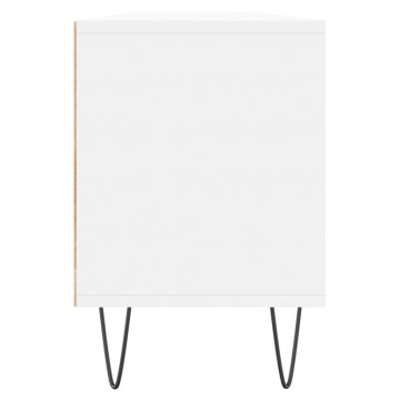 Comodă TV, alb, 150x30x44,5 cm, lemn prelucrat - Img 6