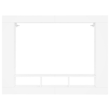 Comodă TV, alb, 152x22x113 cm, lemn prelucrat - Img 4