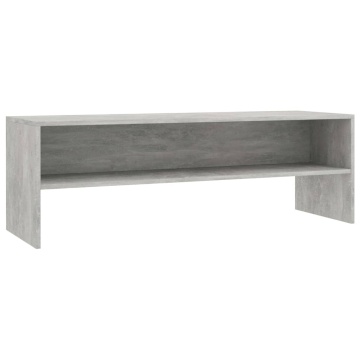 Comodă TV, gri beton, 120 x 40 x 40 cm, PAL - Img 2
