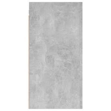 Comodă TV, gri beton, 30,5x30x60 cm, lemn prelucrat - Img 4
