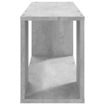 Comodă TV, gri beton, 80x24x32 cm, PAL - Img 5