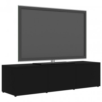 Comodă TV, negru, 120 x 34 x 30 cm, PAL - Img 3
