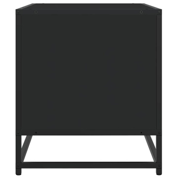 Comodă TV, negru, 270x40x46 cm, lemn prelucrat - Img 8